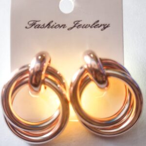 Tangled circle Earrings
