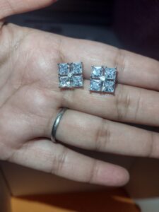 Square Petal earrings