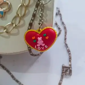love heart key chain